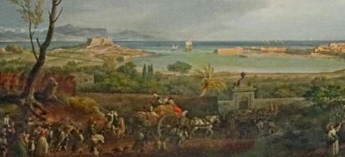 Joseph Vernet. Le Port d'Antibes, détail