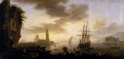 Joseph Vernet. Paysage marin, le calme (1735-40)