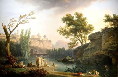 Joseph Vernet. Soir d’été, paysage d’Italie (1773)