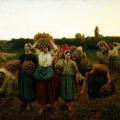 Jules Breton. Le rappel des glaneuses (1859)