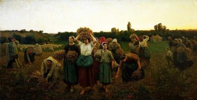 Jules Breton. Le rappel des glaneuses (1859)