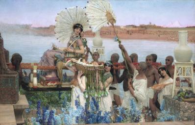 Laurence Alma-Tadema. La découverte de Moïse (1904-05)