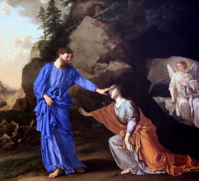 Laurent de la Hyre. Noli me tangere ou L'Apparition du Christ à sainte Madeleine (1656)
