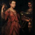 Lavinia Fontana. Judith avec la tête d'Holopherne (1600)