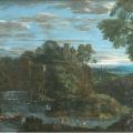 Le Dominiquin. Paysage avec la fuite en Égypte (1620-23