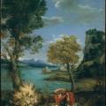 Le Dominiquin. Paysage avec Moïse et le buisson ardent (1610-16)