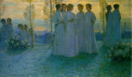 Henri Le Sidaner. Le dimanche (1898)