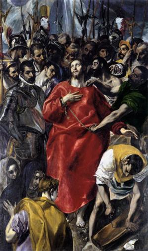Le Greco. Le Partage de la tunique du Christ ou El Espolio (1577-79)