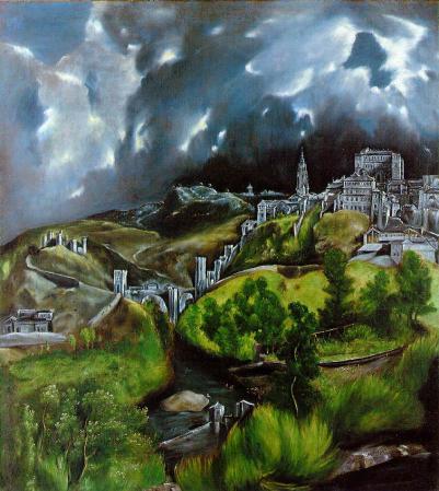 Le Greco. Vue de Tolède (1597-99)