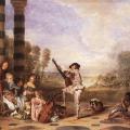 Watteau. Les Charmes de la vie, 1718