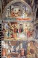 Lippi. Fresques de la cathédrale de Prato, mur gauche (1452-65)