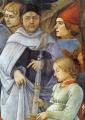 Lippi. Fresques de Spoleto, la mort de la Vierge, détail (1467-69)
