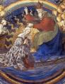 Lippi. Fresques de Spoleto, le couronnement de la Vierge, détail (1467-69)