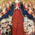 Lippo Memmi. Vierge de Miséricorde (v. 1350)