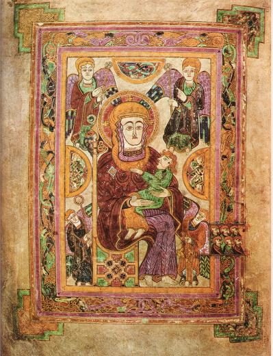 Livre de Kells, folio 7v (v. 820)
