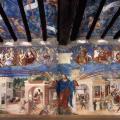 Lorenzo Lotto. Christ-Vigne et légende de sainte Barbe (1524)