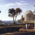 Lorrain. Paysage avec Enée à Délos (1672)