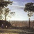 Lorrain. Paysage avec la scène Noli Me Tangere (1681)