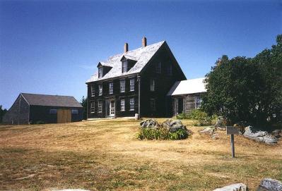 Maison des Olson à Cushing, Maine.
