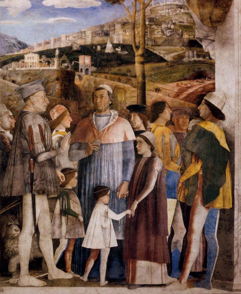 Ca s'est passé en septembre ! Mantegna-la-chambre-des-epoux-la-rencontre-detail-1465-74