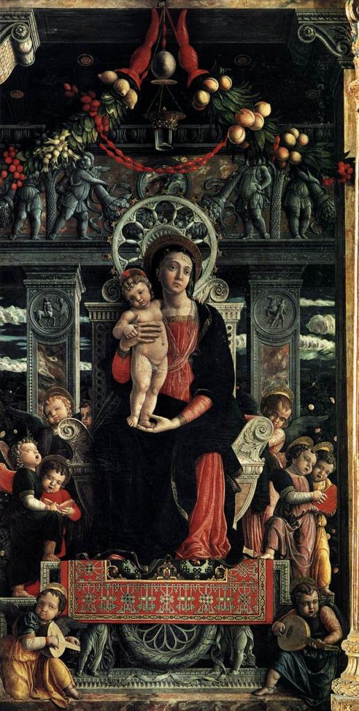Ca s'est passé en septembre ! Mantegna-polyptyque-de-saint-zenon-panneau-central-1457-60
