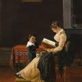 Marguerite Gérard. La lecture (1817)