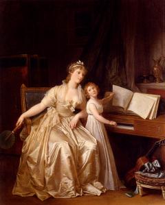 Marguerite Gérard. La leçon de piano (1785-89)