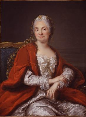 Marianne Loir. Portrait présumé de Mme Geoffrin (v. 1750-60)