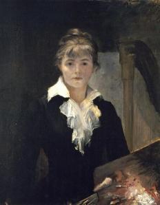 Marie Bashkirtseff. Autoportrait à la palette (1883)