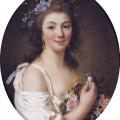 Marie-Victoire Lemoine. Portrait de madame de Genlis (1781)