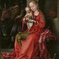 Martin Schongauer. La Sainte Famille (1480-90)