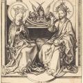Martin Schongauer. Le Christ bénissant la Vierge (v. 1480-90)