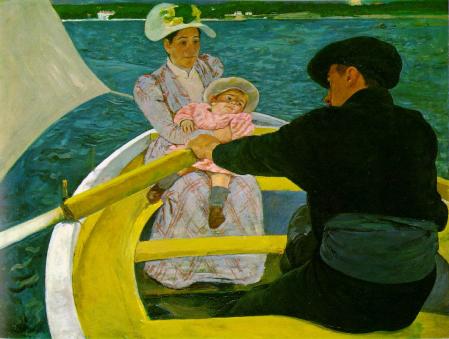 Mary Cassatt. La promenade en barque (1893-94)