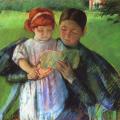 Mary Cassatt. Nurse lisant à une petite fille (1895)