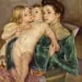 Mary Cassatt. La caresse (1902)