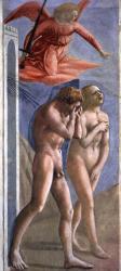 Masaccio. Chapelle Brancacci, Adam & Eve chassés du paradis (1426-27)