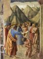 Masaccio. Chapelle Brancacci, le baptême des néophytes (1426-27)