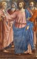 Masaccio. Chapelle Brancacci, le Tribut de Saint-Pierre, détail (1426-27)
