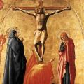 Masaccio. Polyptyque de Pise, crucifixion (v. 1426)