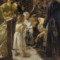 Max Liebermann. Jésus à douze ans au temple (1879)