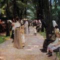 Max Liebermann. La promenade aux perroquets (1902)