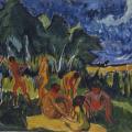 Max Pechstein.  Plein air (1910)