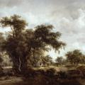 Meindert Hobbema. La ferme dans les bois (1662)