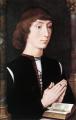 Memling. Jeune homme priant (1472)