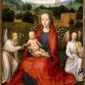 Hans Memling. Vierge à l'enfant dans un jardin de roses (v. 1480)