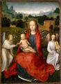 Memling. Vierge à l’enfant dans un jardin de roses (v. 1480)