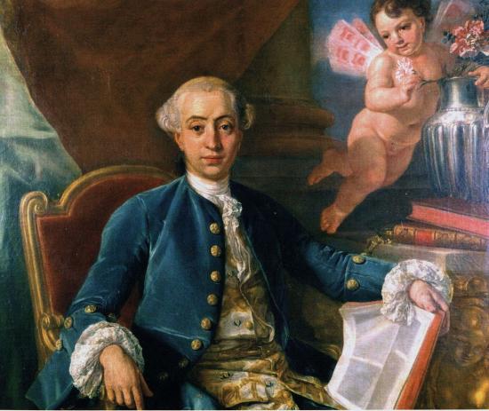 Mengs. Giacomo Casanova (1760)