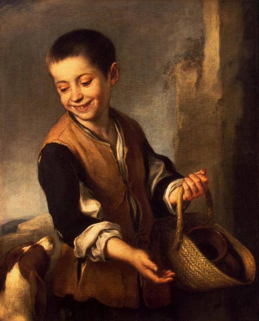 Murillo. Garçon avec un chien (1650)