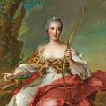 Nattier. Madame de Maison-Rouge en Diane (1756)