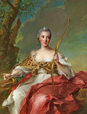 Nattier. Madame de Maison-Rouge en Diane (1756)